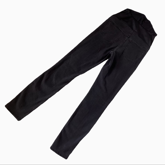 Madewell NWT Maternity Skinny Tencel Denim Jeans in Black. Sz. 26 - Picture 3 of 8